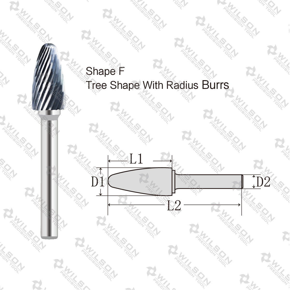Shape F: Tree Shape With Radius - MY Cut